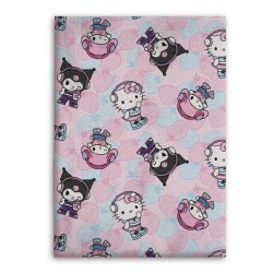 HELLO KITTY - Couverture Flanelle 110x150cm 