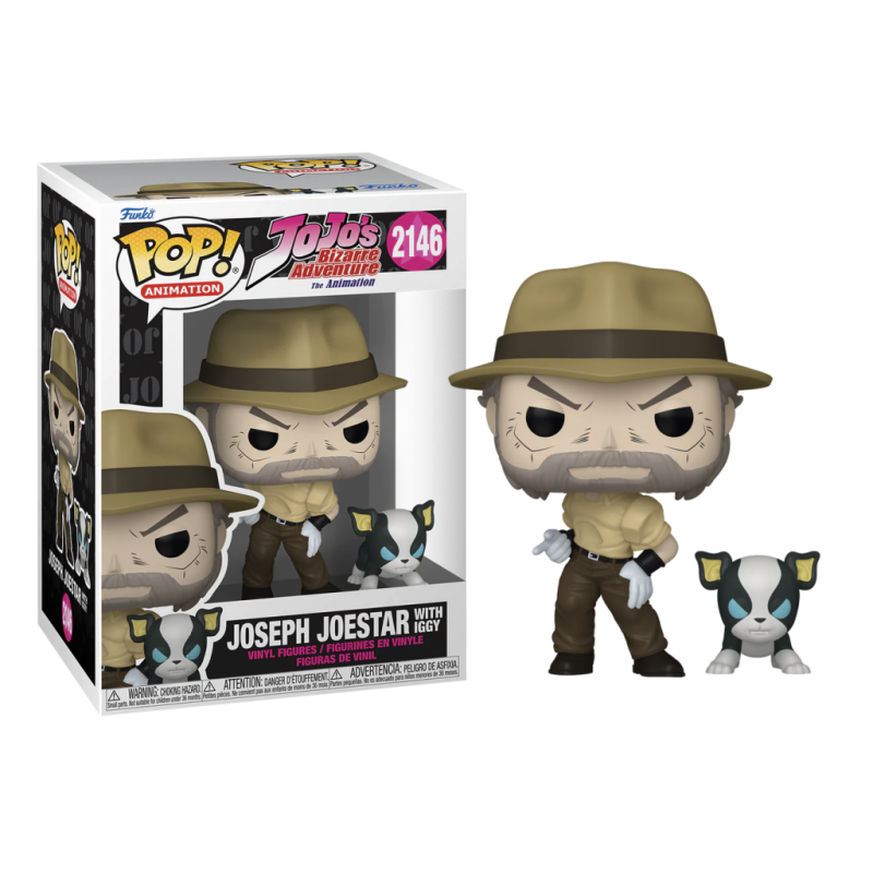 JOJO PART 3 - POP & Buddy N° 2146 - Joseph Joestar & Iggy 