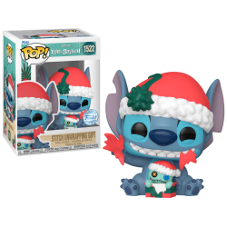 LILO & STITCH - POP Disney N° 1522 - Stitch déballant cadeau 