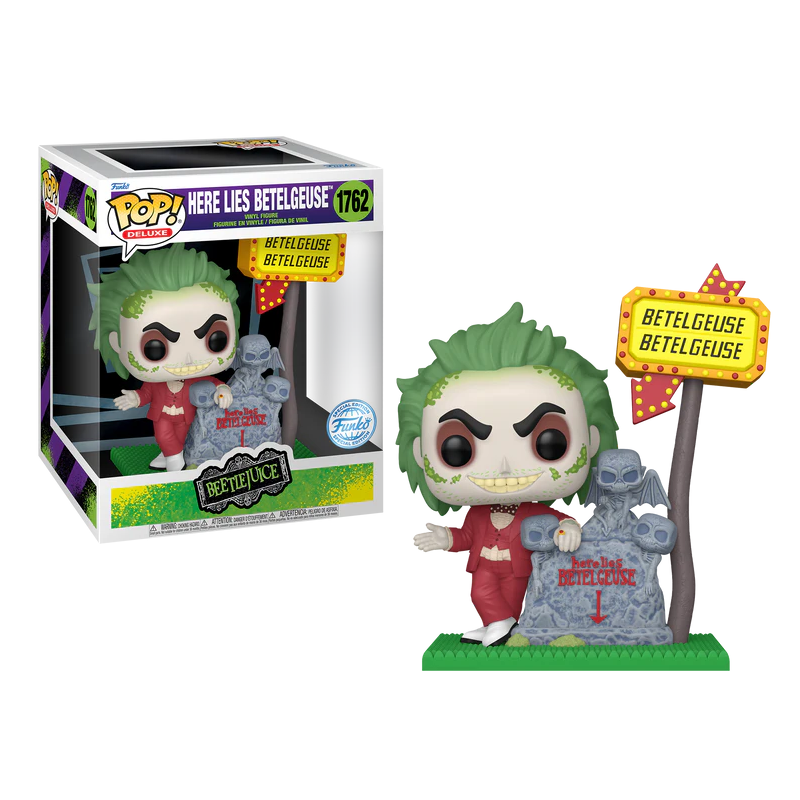 BEETLEJUICE - POP Deluxe N° 1762 - Here Lies Betelguise 