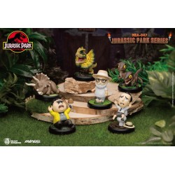 JURASSIC PARK - Set 6 Figurine Mini Egg Attack 10cm 