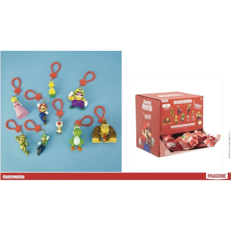 SUPER MARIO - Backpack Buddies (Display 24 Pcs) 