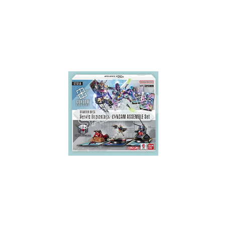 GUNDAM CARD GAME : GUNDAM ASSEMBLE STARTER DECK HEROIC BEGINNINGS [ST01]