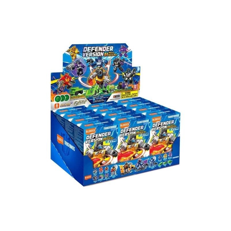 TRANSFORMERS - Defender Version 03 - Model Kit Blokees Display 12 pc 