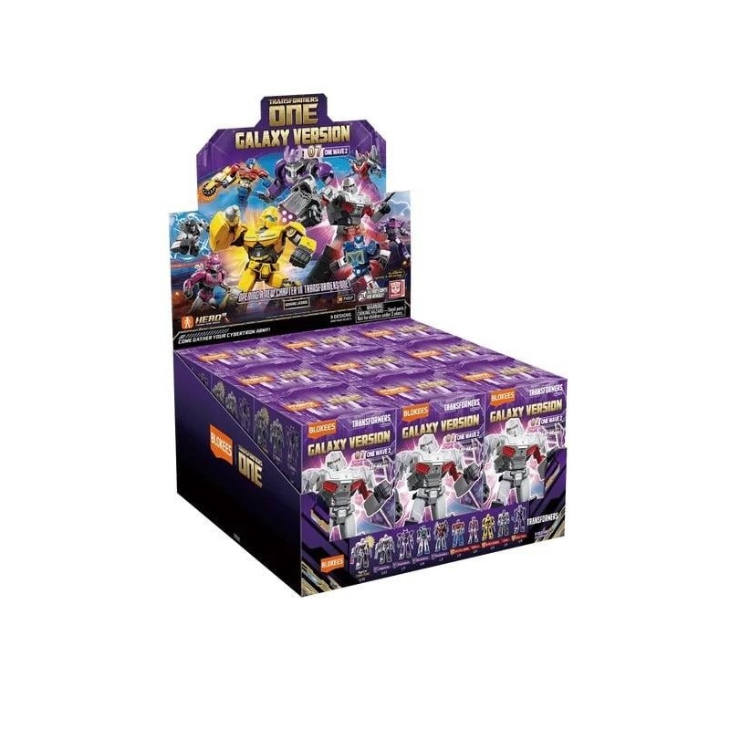 TRANSFORMERS - Galaxy Version 07 - Model Kit Blokees Display 9 pc 