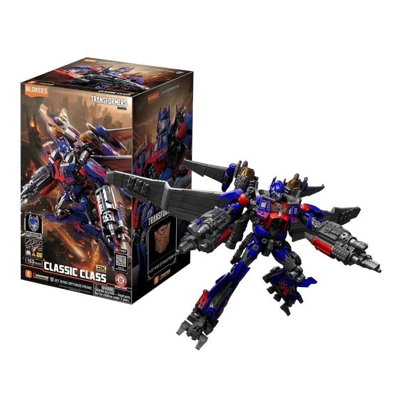 TRANSFORMERS - Jet Wing Optimus Prime -Model Kit Classic Class Blokees 