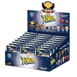 X-MEN CLASSIC - Series 3 - 3D Foam Bag Clip (Display 24 Pcs) 