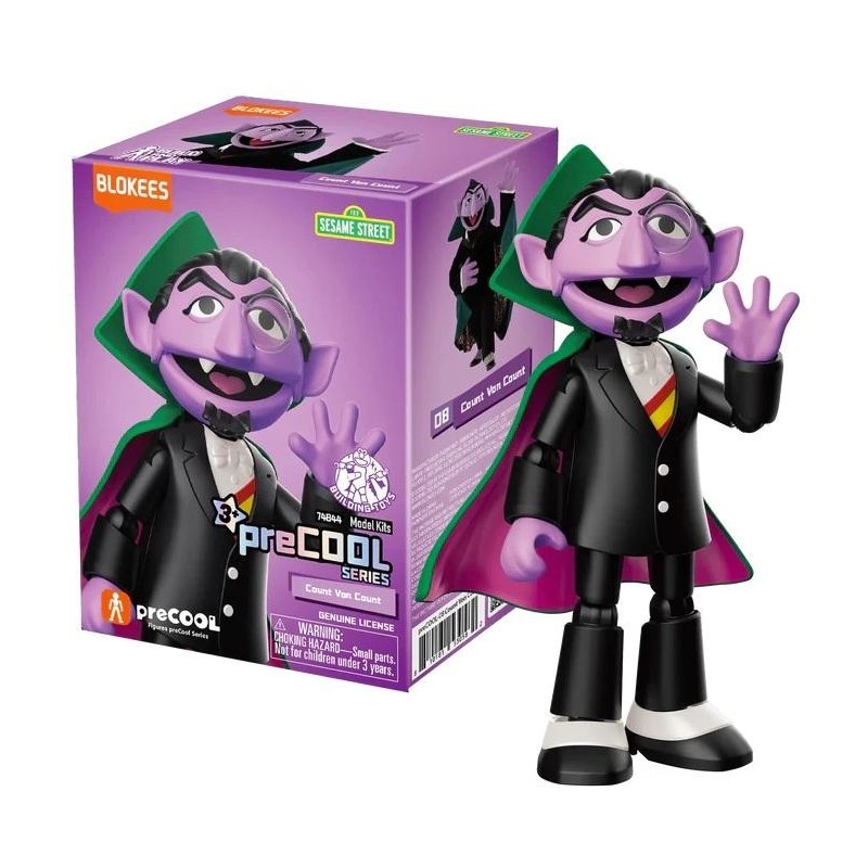 SESAME STREET- Count Von Count - Model Kit Classic Class Blokees 