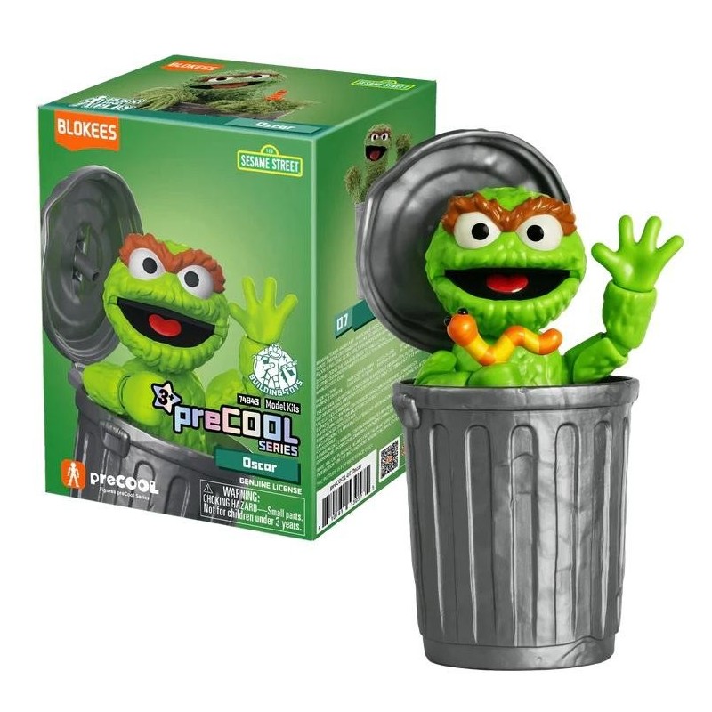 SESAME STREET- Oscar - Model Kit Classic Class Blokees 