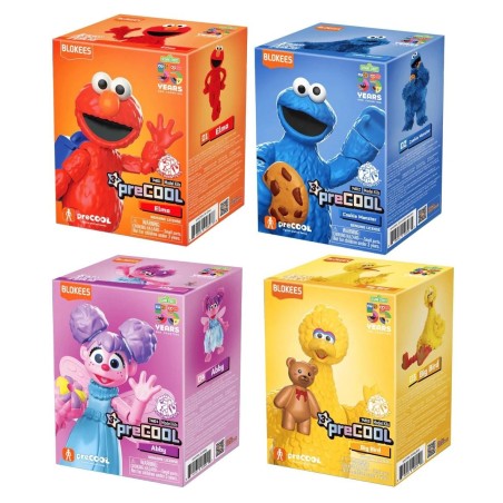 SESAME STREET - Assortment 01 - Model Kit Blokees Display 8 pc 
