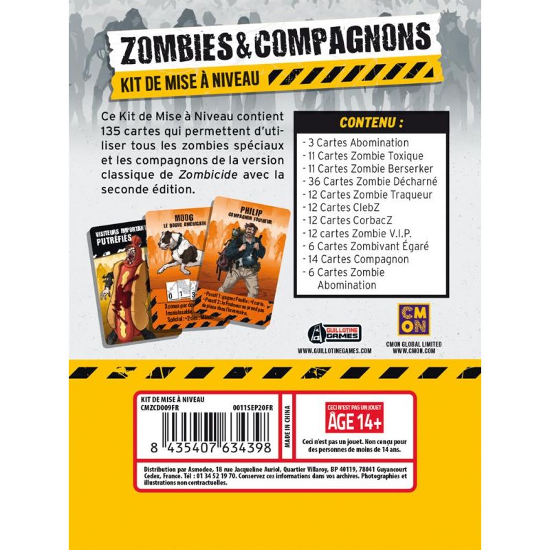 ZombicideZombies & Compagnons (Mise à Niveau) (Français)
