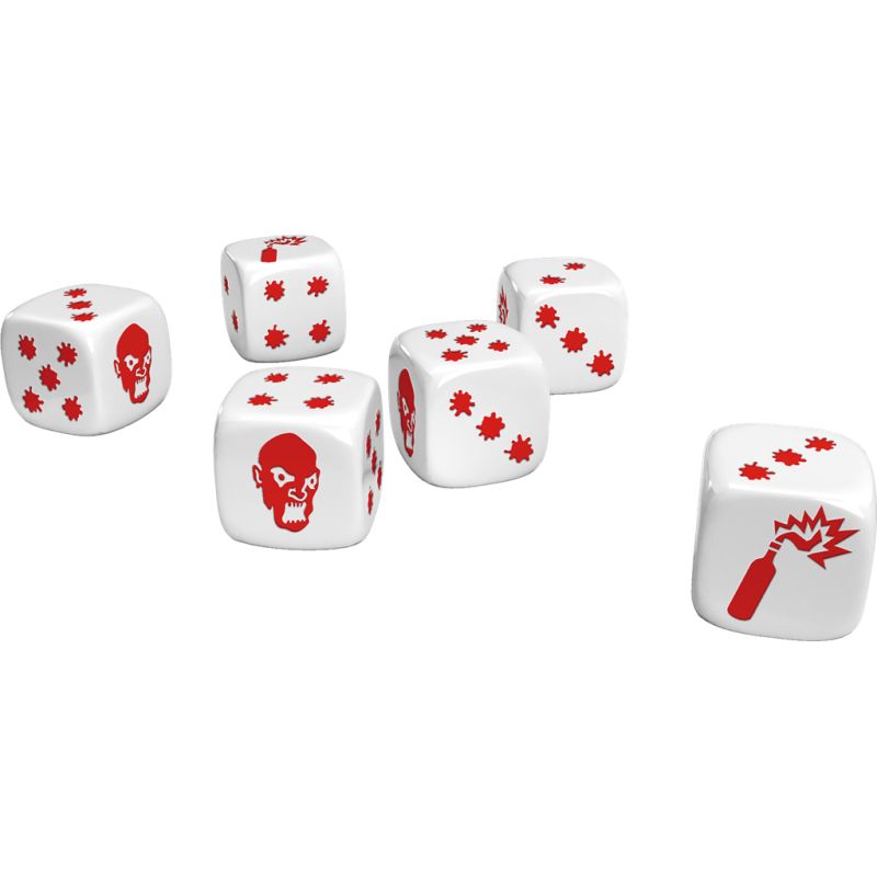 ZombicideDés Spéciaux Noirs et Blanc (Français)