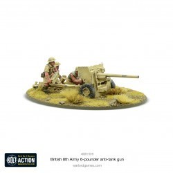 8th Army 6 Pounder At 