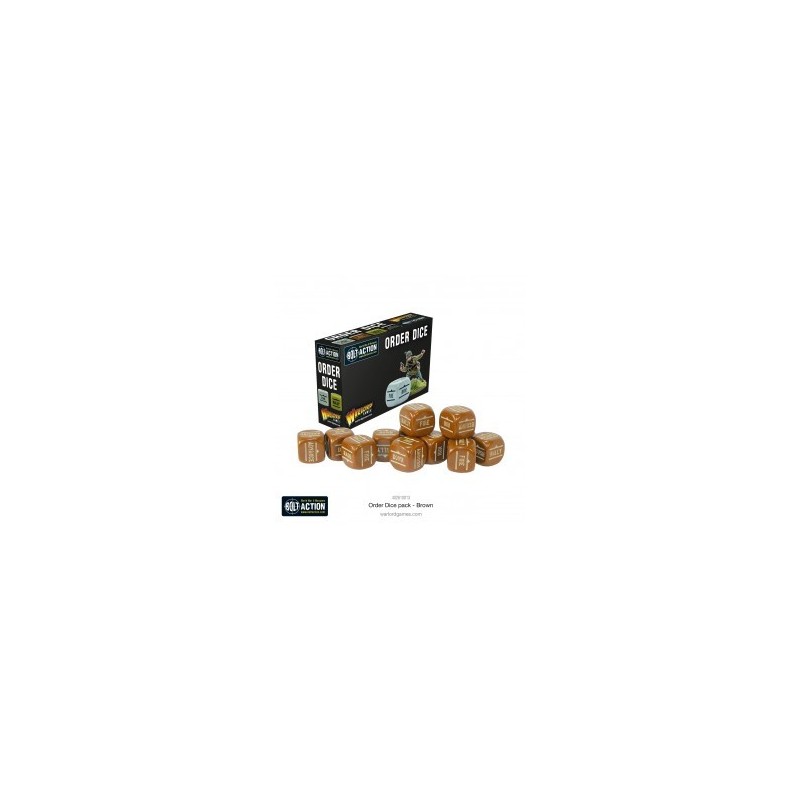 Orders Dice Pack - Brown 