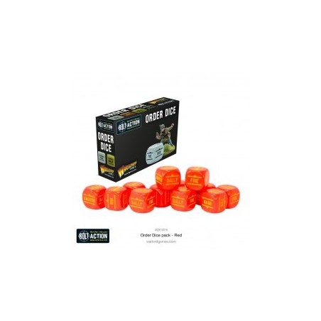 Orders Dice Pack - Red 