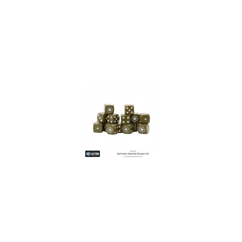 Allied Star D6 Dice (16) 
