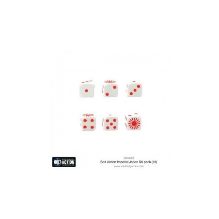 Imperial Japanese D6 Dice (16) 