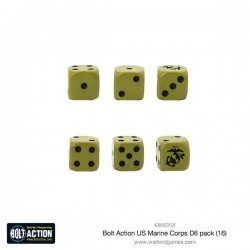 Us Marine Corps D6 Dice (16) 