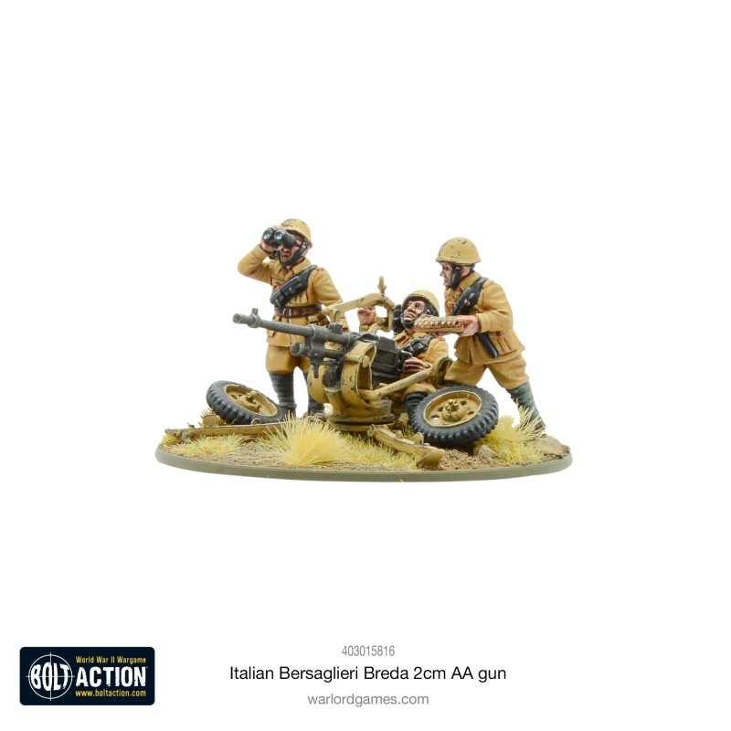 Italian Bersaglieri Breda 2cm AA Gun 