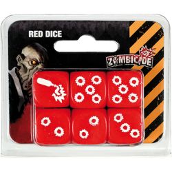 ZombicideSet de Dés rouge