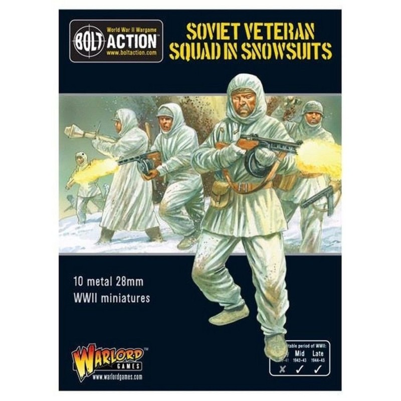 Soviet Veteran Squad in Snowsuits 