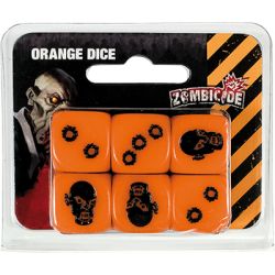 ZombicideSet de Dés orange (French) 2