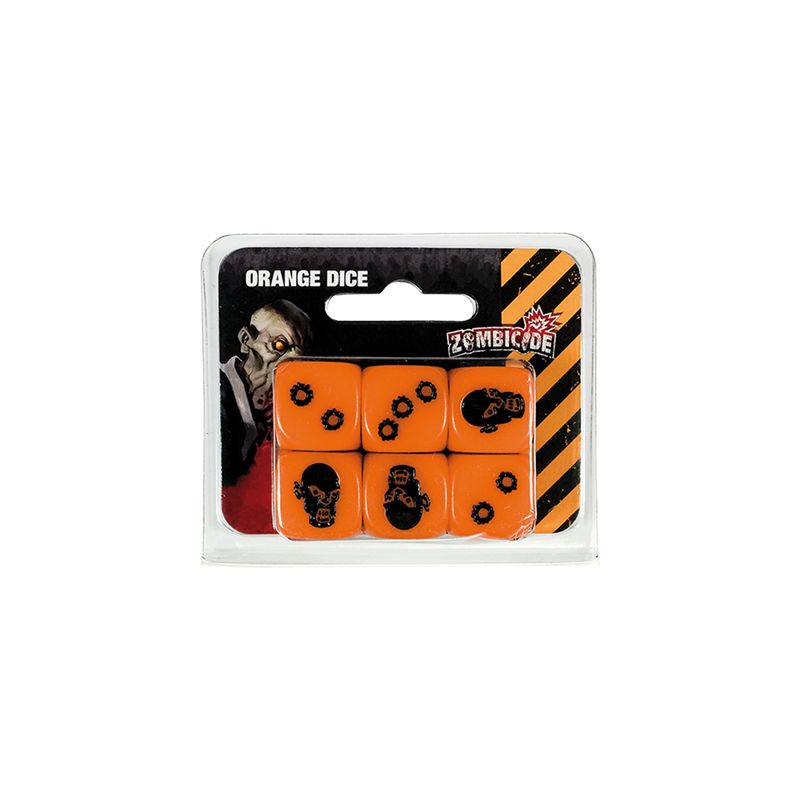 ZombicideSet de Dés orange (French)