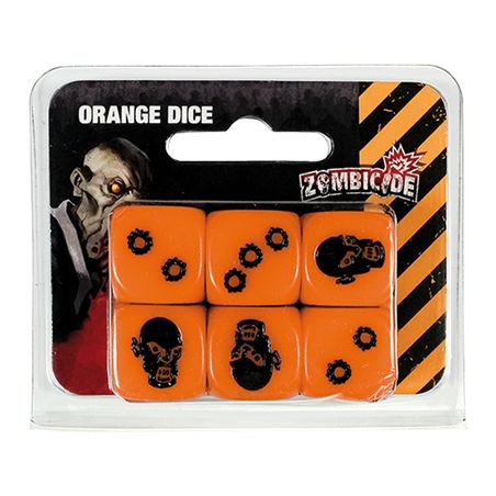 ZombicideSet de Dés orange (French)