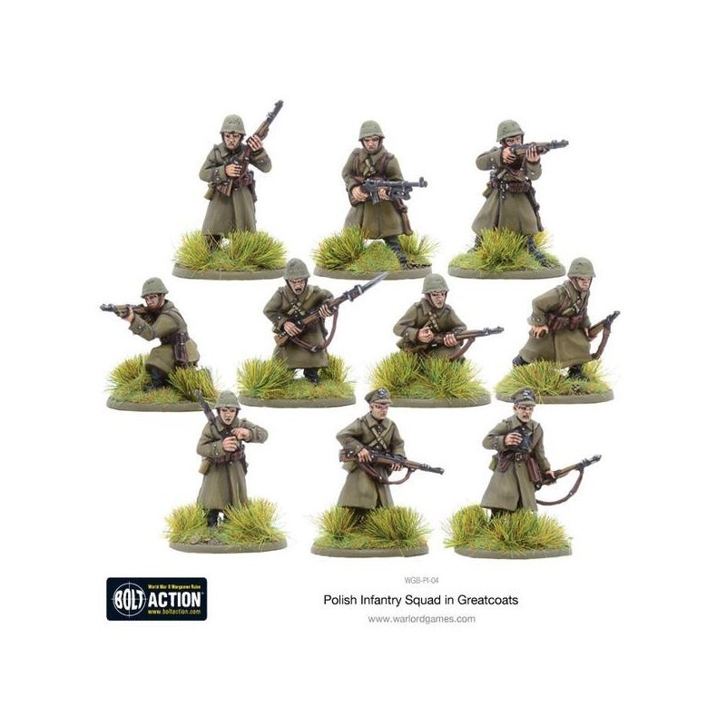 Polish Infantry Squad in Greatcoats  