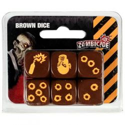 ZombicideSet de Dés marron (French)