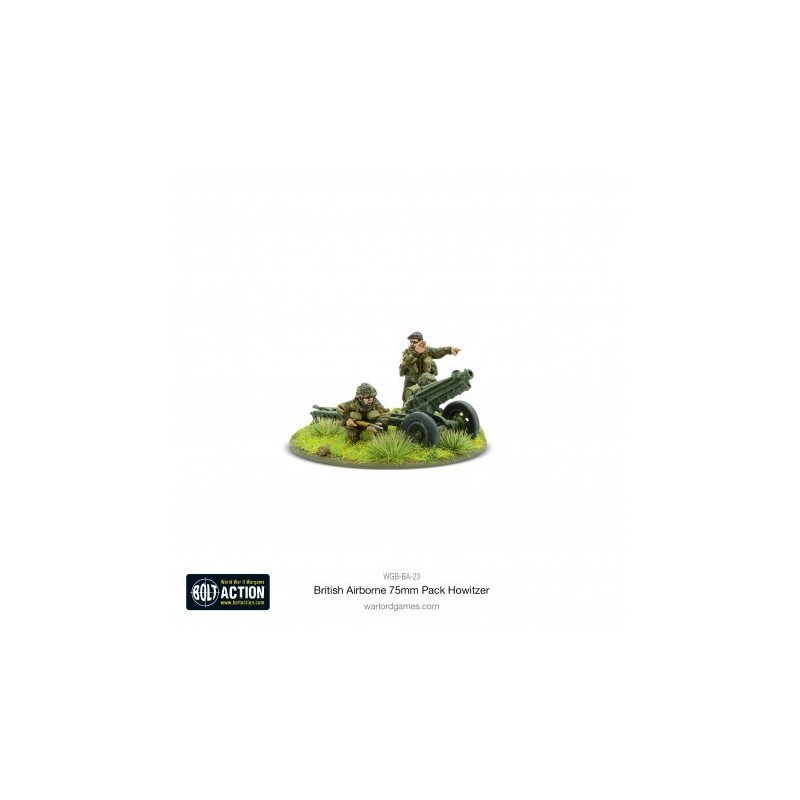 British Airborne 75mm Pack Howitzer & Crew 