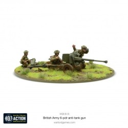 British Army 6 Pounder Anti Tank Gun 