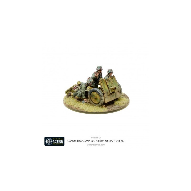 German Heer 75mm LEiG 18 Artillery  