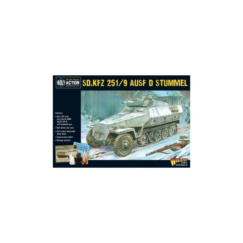 Sd.Kfz 251/9 Ausf D (Stummel) Half track 