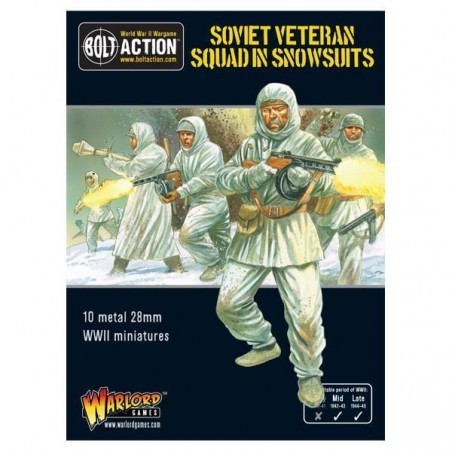Soviet Veteran Squad in Snowsuits 