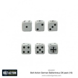 German Balkenkreuz D6 Dice (16) 