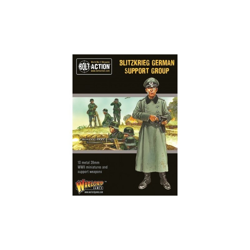 Blitzkrieg German Support Group (HQ, Mortar & MMG) 