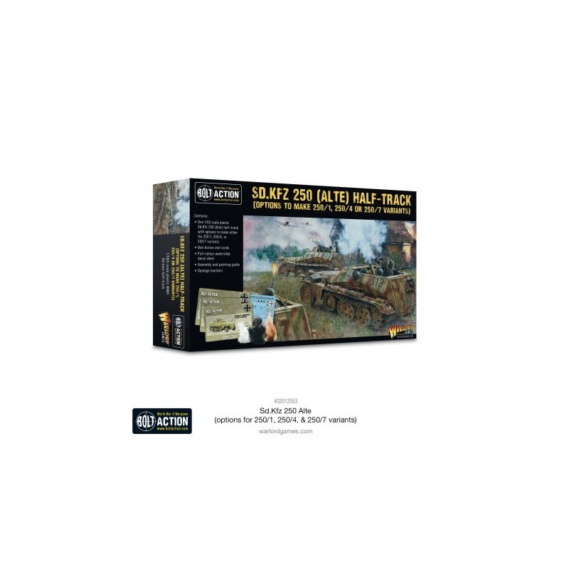 Sd.Kfz 250 (Alte) Half-Track (Options for 250/1, 250/4, 250/7) 