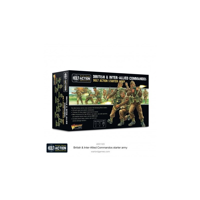 British & Inter-Allied Commandos Starter Army 