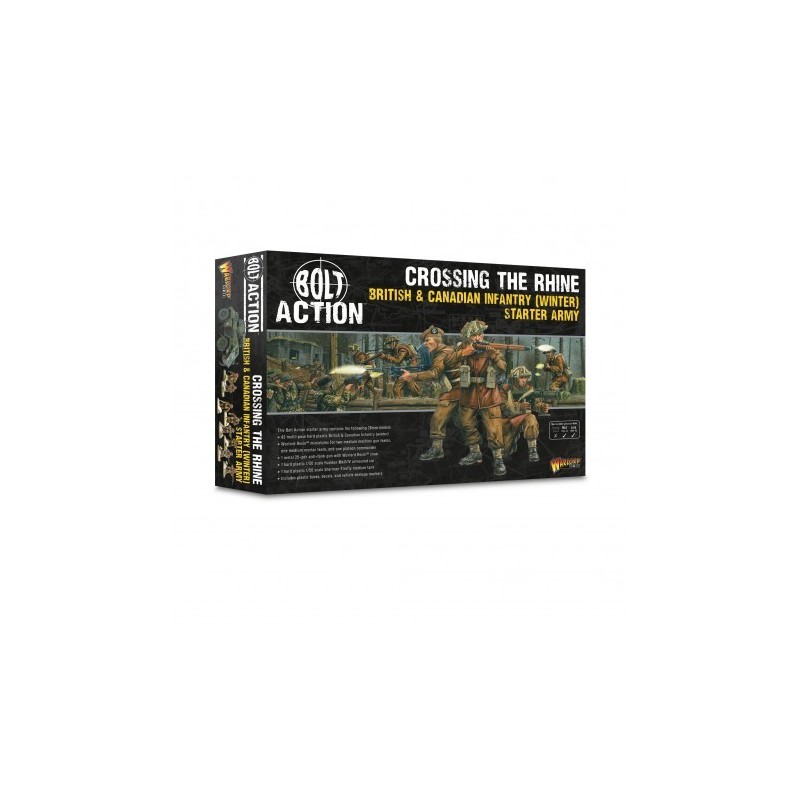 British & Canadian Infantry (Winter) Starter Army "Crossing The Rhine" 