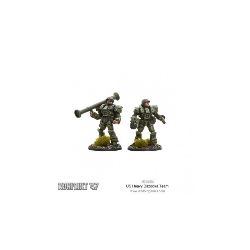 US Heavy Infantry Bazooka Team (2 Miniatures) 