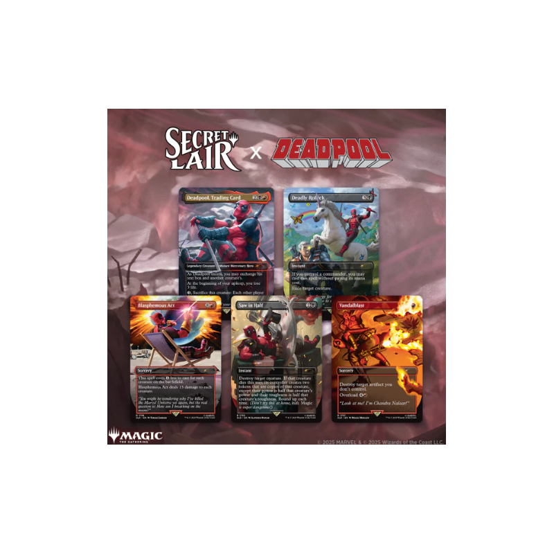 SECRET LAIR DEADPOOL SET