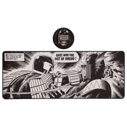 2000AD JUDGE DREDD - XL Desktop Mat + 1 Coaster 