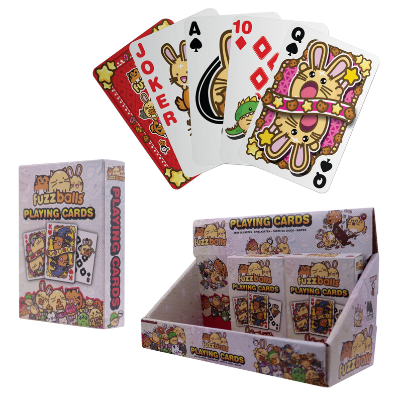 FUZZBALLS - Playing Cards CDU Containing 12 Packs 
