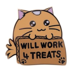 FUZZBALLS - Whisky will work 4 treats - Limited Edition Pin's 