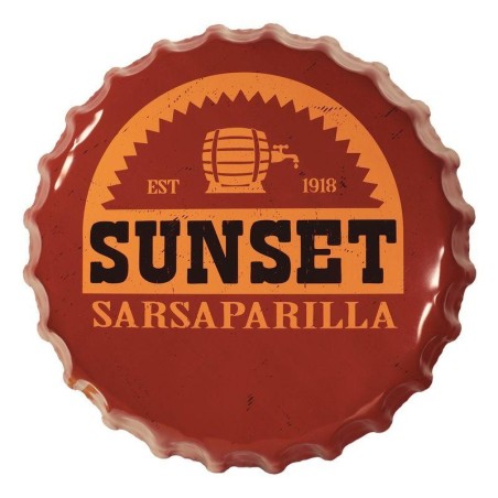 FALLOUT - Sunset Sarsaparilla Bottle Cap - Tin Sign 