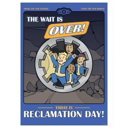 FALLOUT - Reclamation Day - Art Print - Edition Limitée 