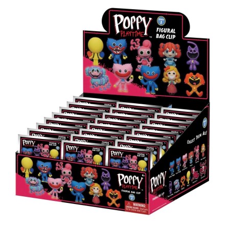 POPPY PLAYTIME - Series 1 - 3D Foam Bag Clip (Display 24 Pcs) 