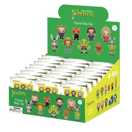 SHREK - Series 2 - 3D Foam Bag Clip (Display 24 Pcs) 