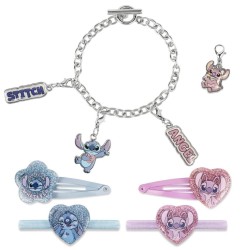 STITCH - Set Bracelet avec Charmes & Accessoires Ã  Cheveux 2